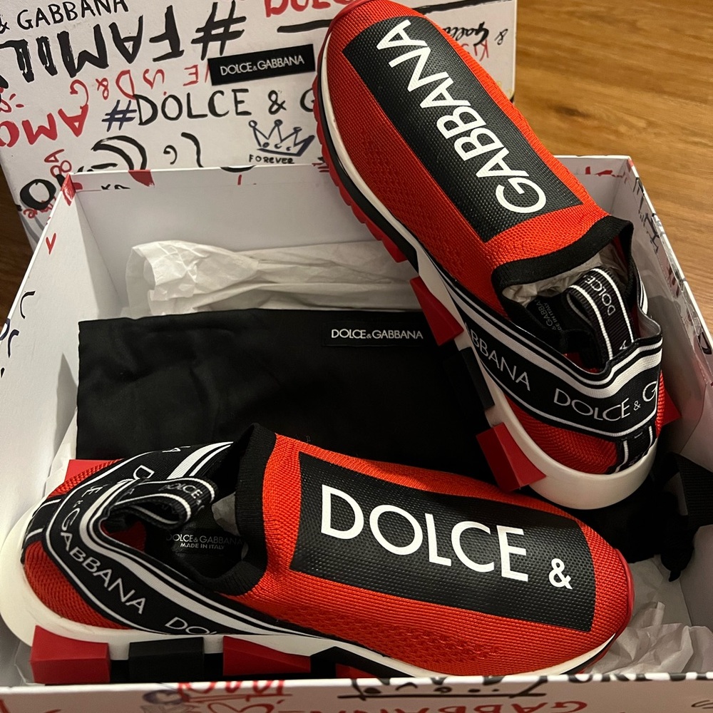 Dolce & Gabbana Sorrento Knit Sneakers